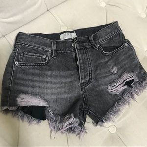 Cutoff Denim Shorts